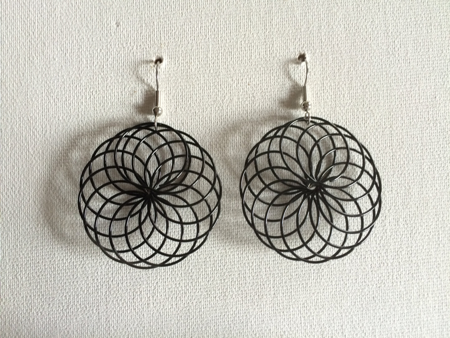 Spiral Earrings, Stainless Steel or Gold Plated (Various Colors and Sizes)