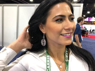 Wire Form Spiral Earrings