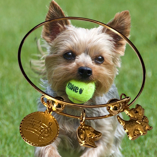 22K GOLD PLATED - DOG