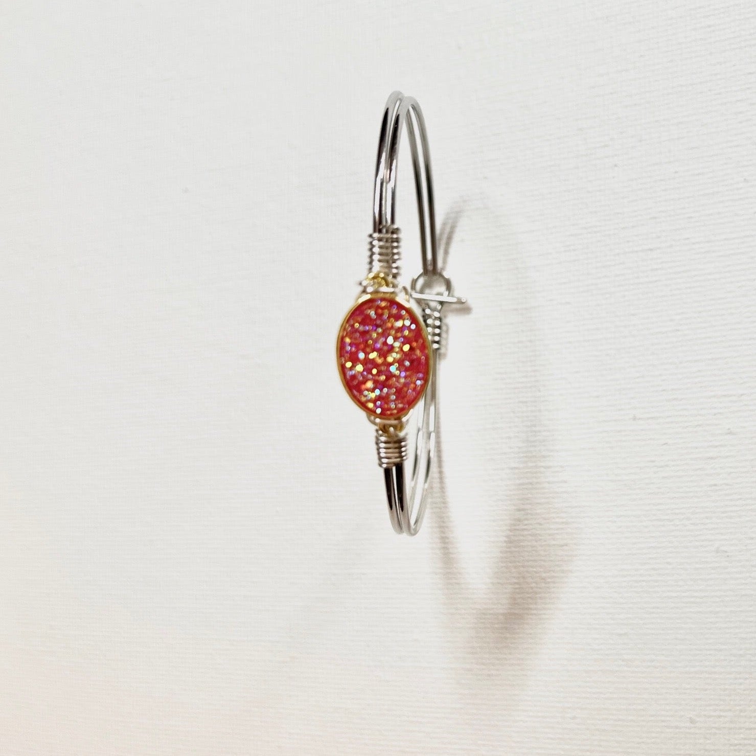 PLATINUM PLATED - HOT PINK