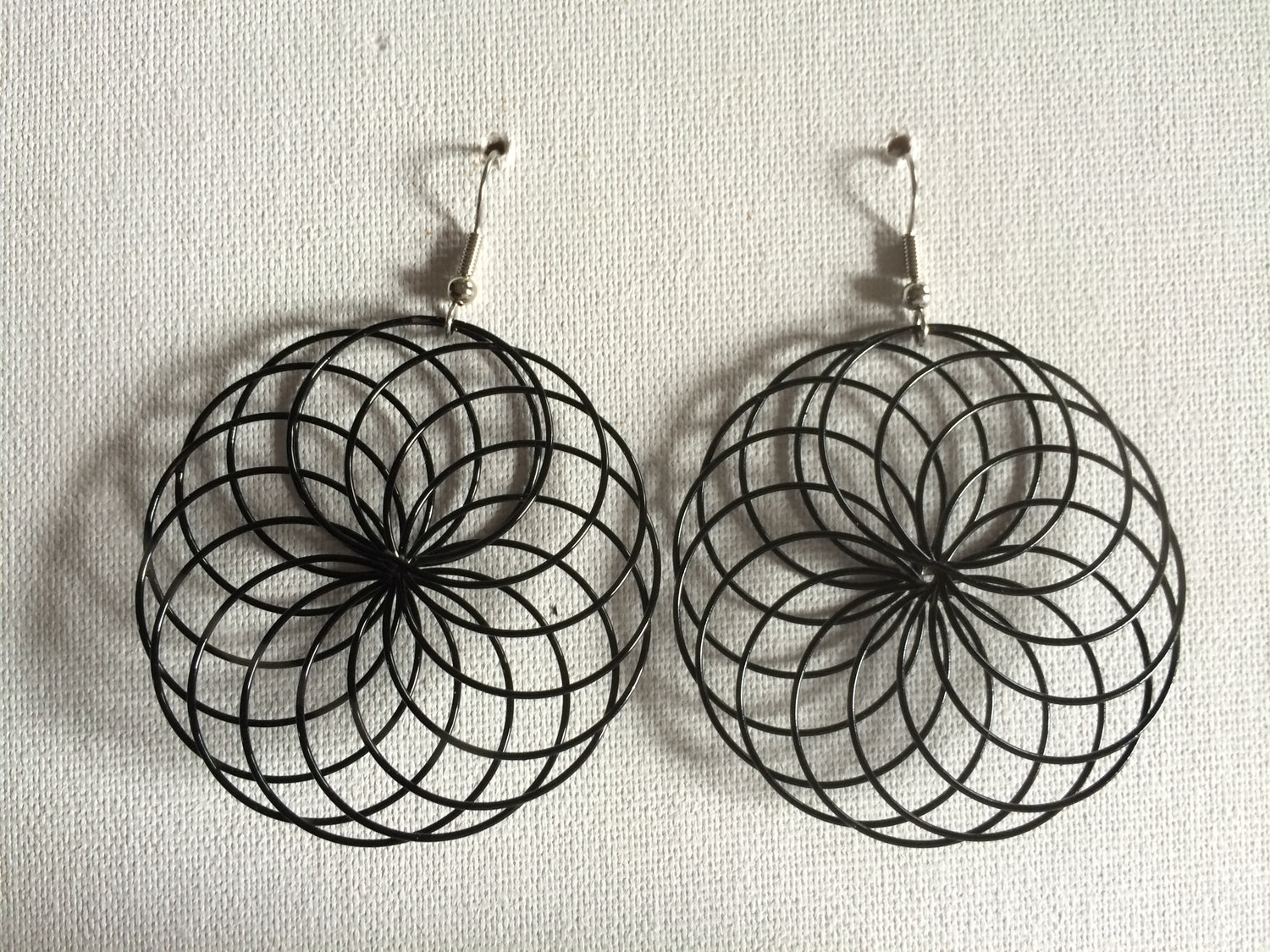 Spiral Earrings, Stainless Steel or Gold Plated (Various Colors and Sizes)